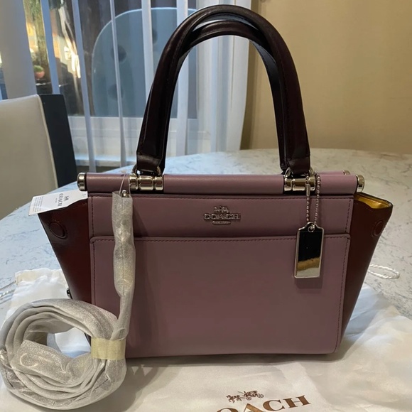 SALE! Coach Grace 20 Colorblock Leather Bag